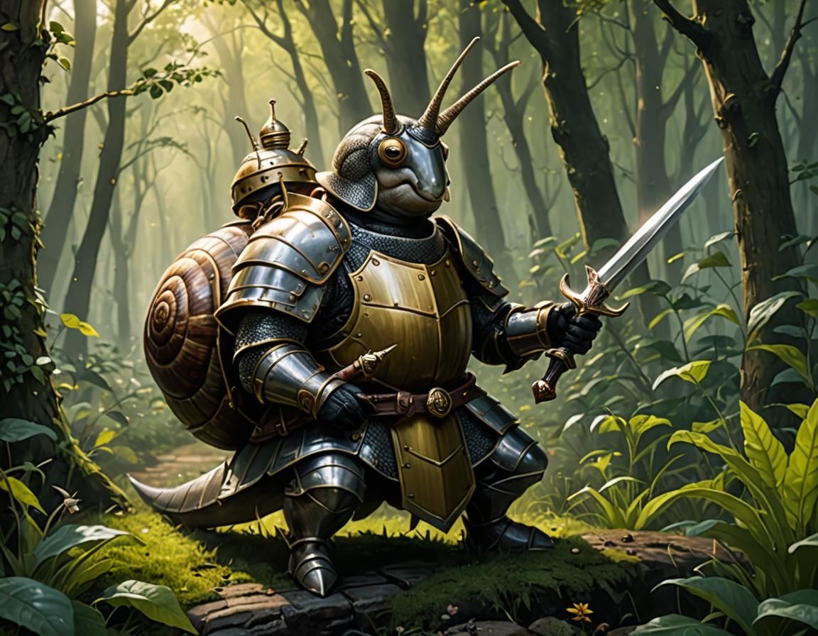 Chivalrous Snail in Armor