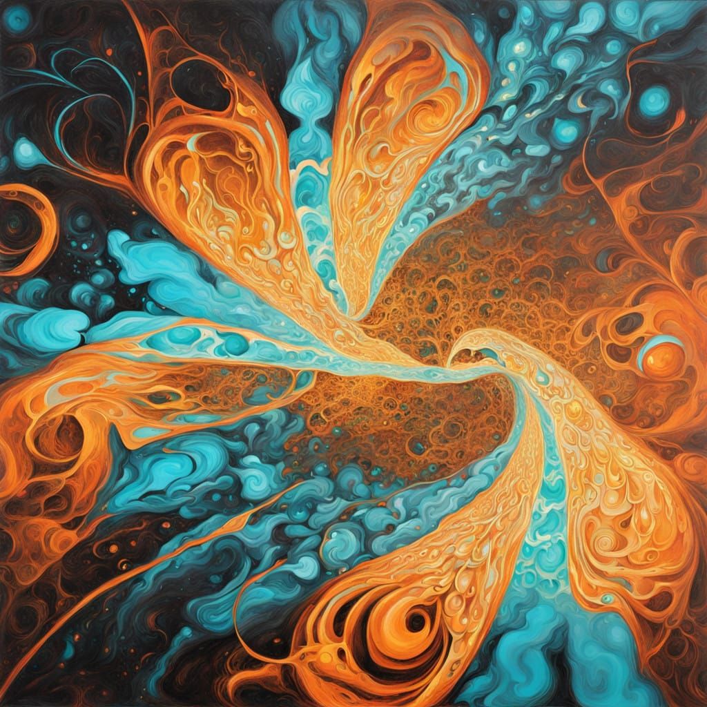 Cosmic Megacity in Vibrant Chiaroscuro