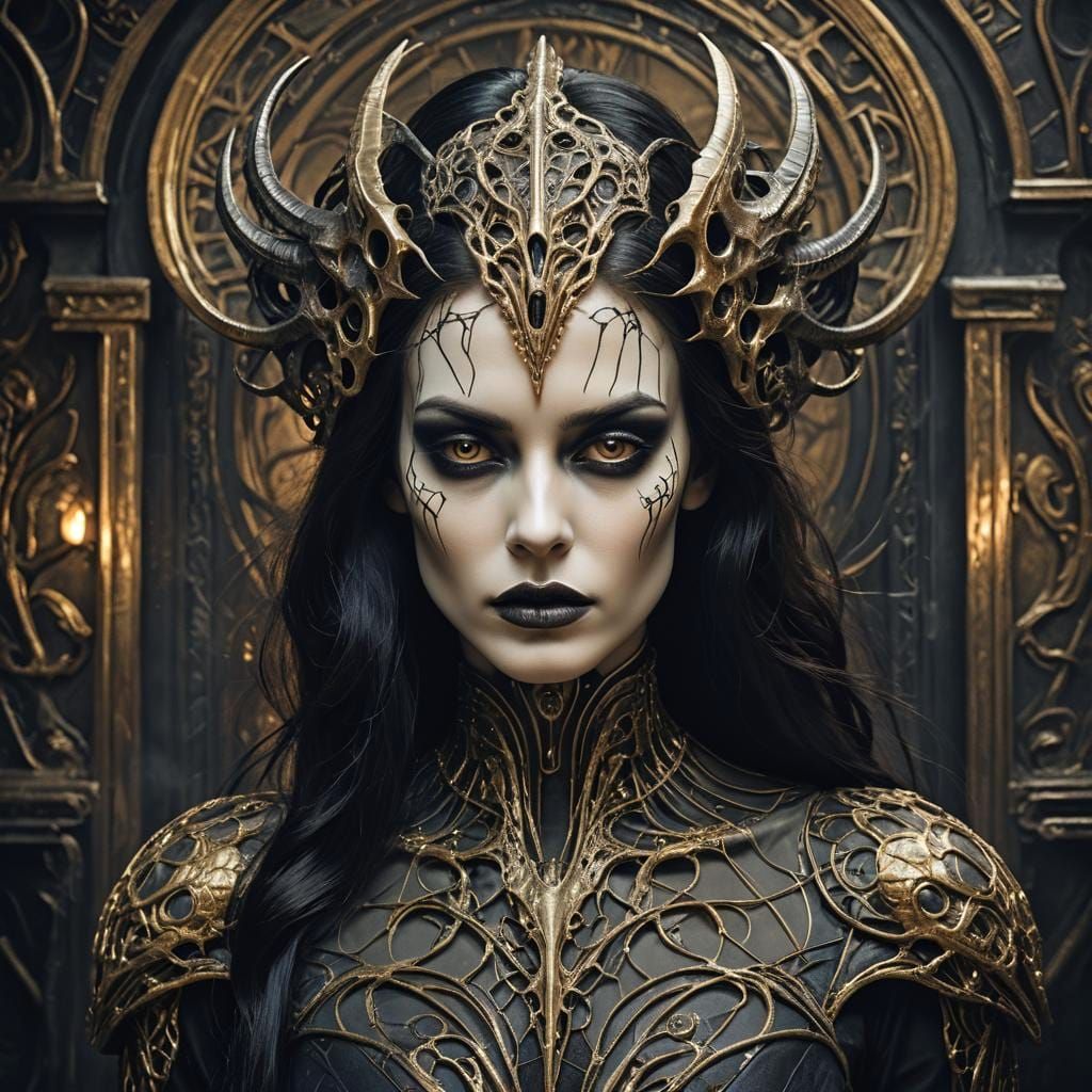 Dark Fantasy Art Nouveau