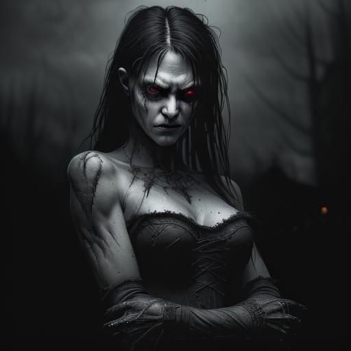 Sinister Exiled Employee in Horror, 8k Resolution