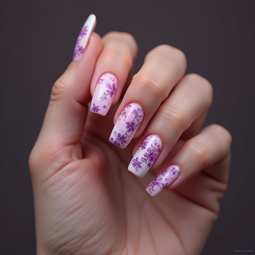 Ethereal Nail Art in a Fantastical Aesthetic