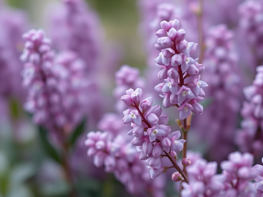 Ultraminimal Lilac Masterpiece with Tilt-Shift Effect