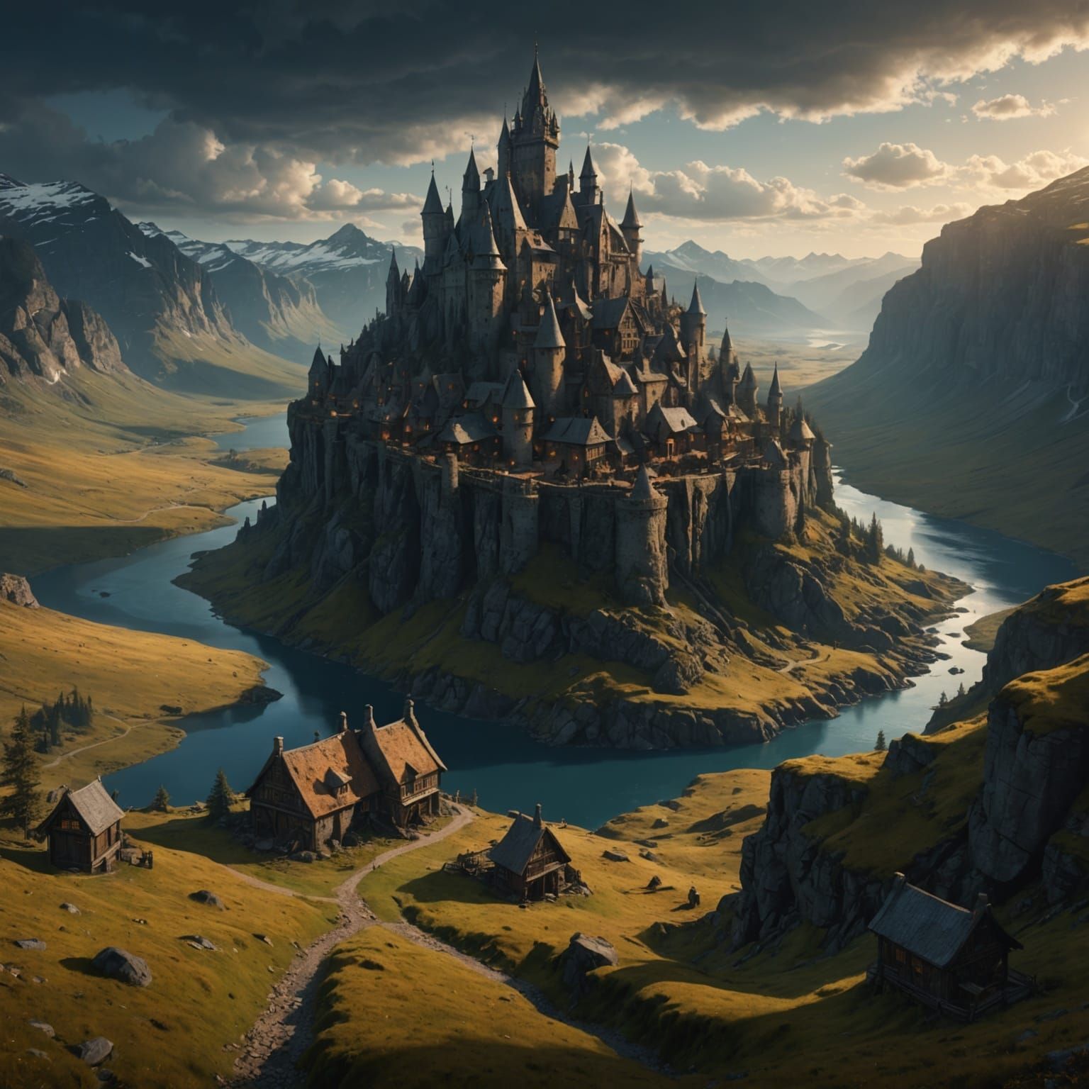 Butterfly Hat: Dramatic Digital Matte Painting