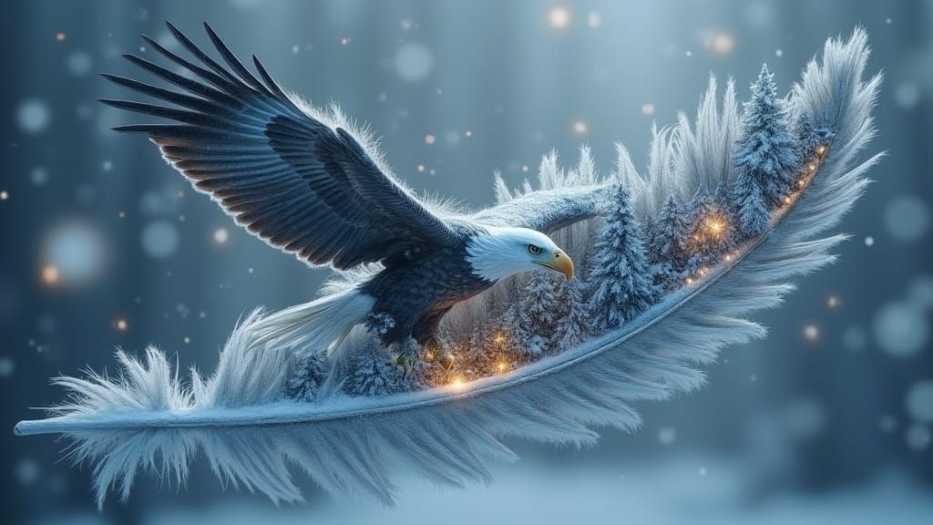 Frozen Eagle Feather