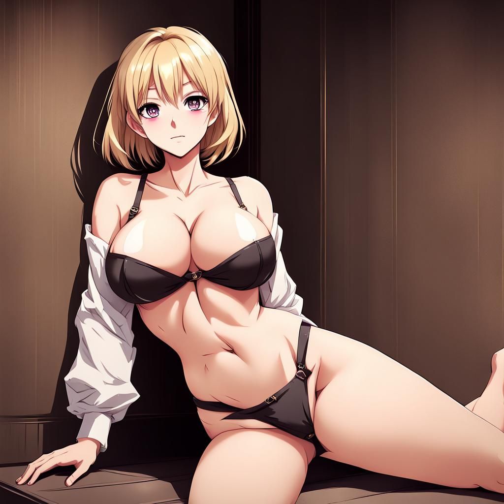 Cute Anime Girl with Augmented Features