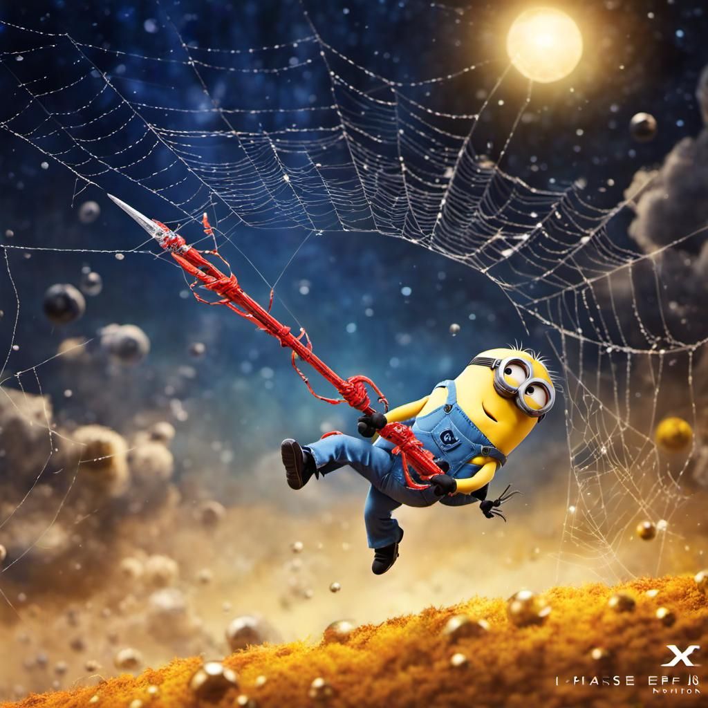 a small sword in Minion's hand - Passionate Battle