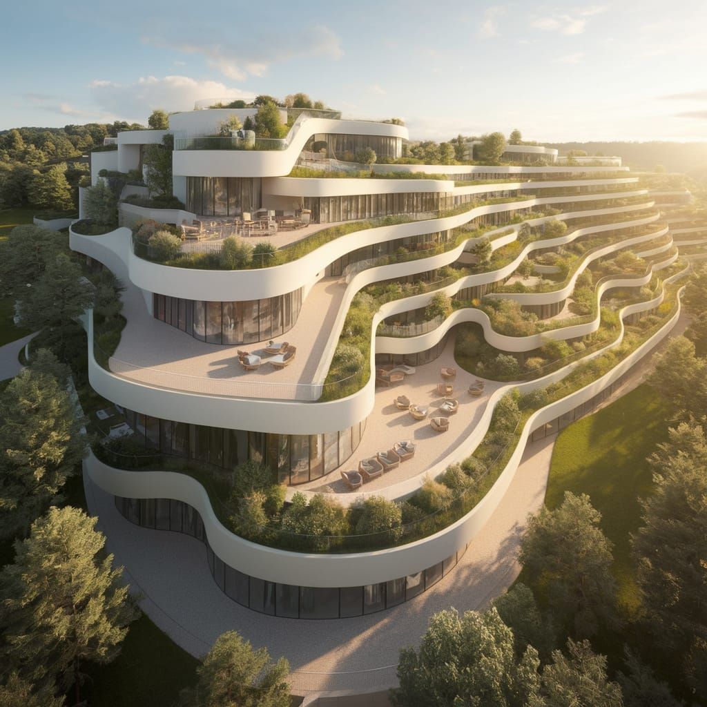 Spectacular Modern Eco-Architecture Building with Panoramic ...