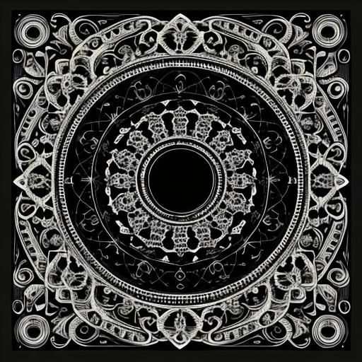 ZentanglePunk Fusion: Intricate Cyberpunk Design