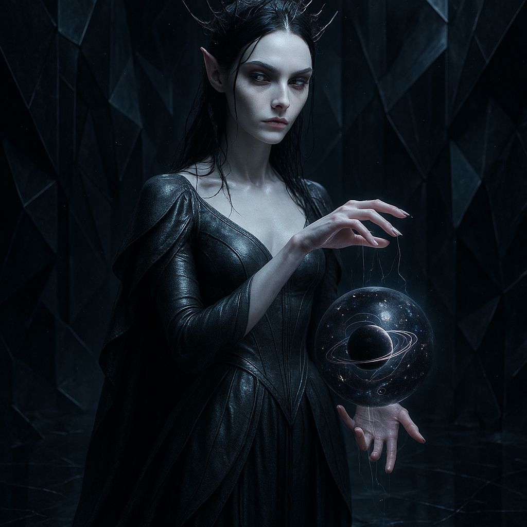 Ethereal Fairy Queen in Obsidian Chamber