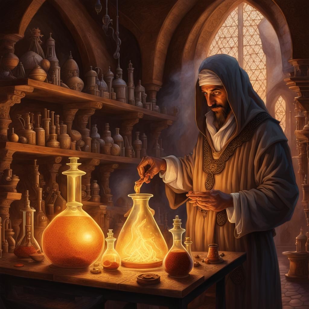 Renaissance Alchemist in a Desert Laboratory