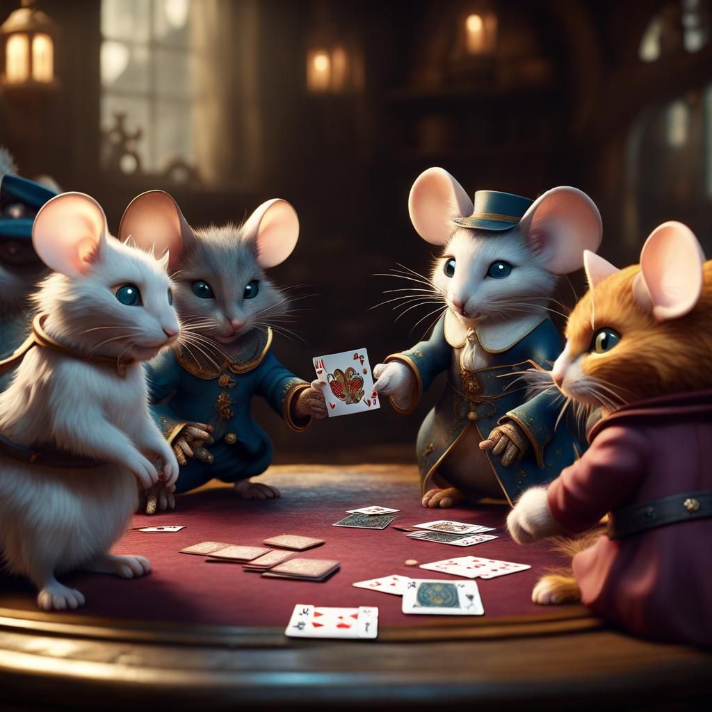 Mice and Cats Card Game: Fantasy Concept Art