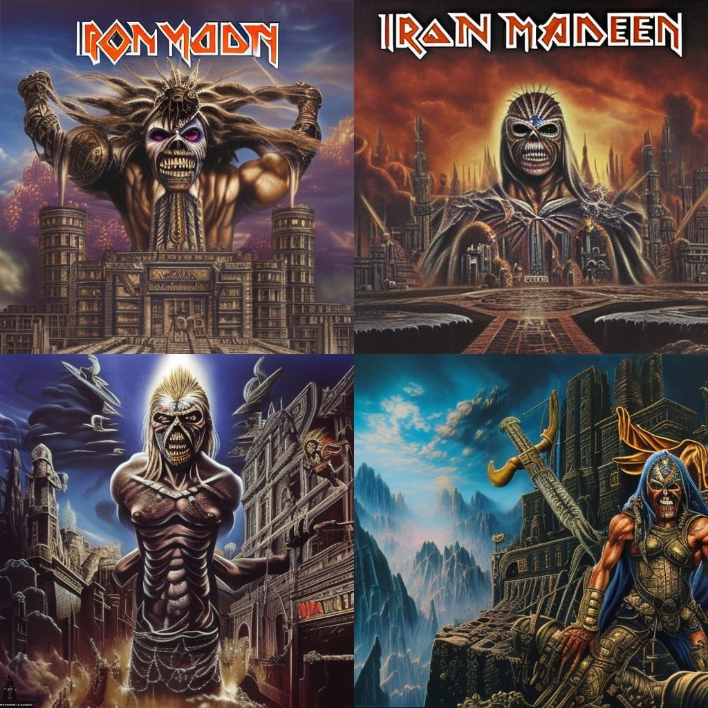 Epic Iron Maiden Album Cover Art