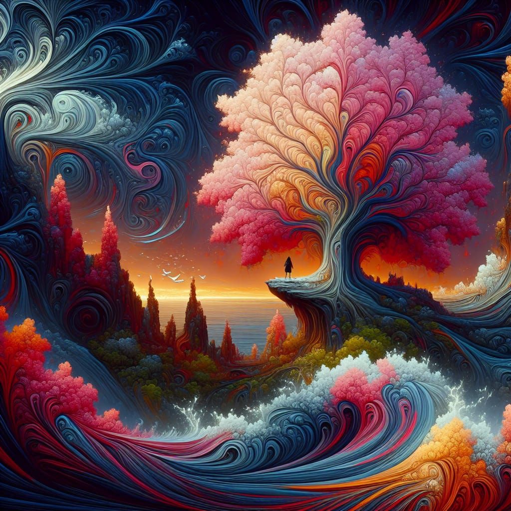 AI-Enhanced Fantasy Art: A Digital Masterpiece