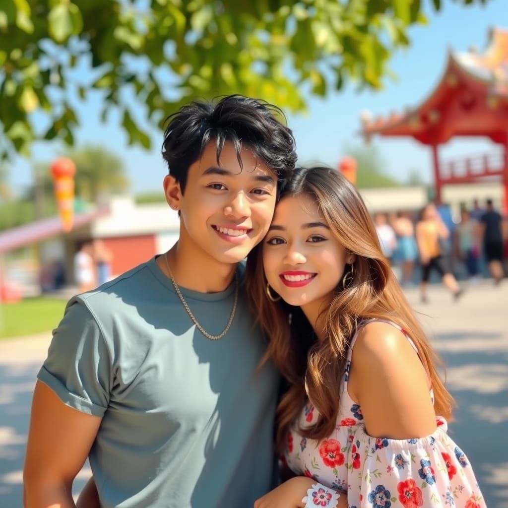 Princess, Woman and Flowers in Cheerful Style
