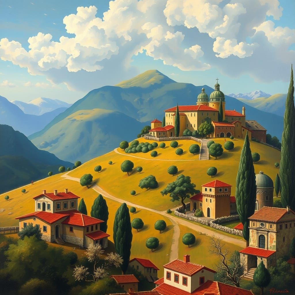 Vibrant Spanish Landscape in Devotion