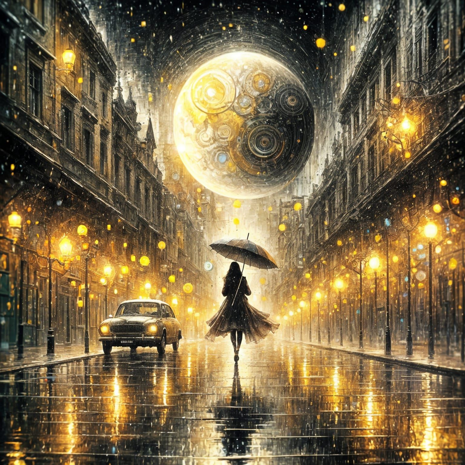 Walking in the Rain