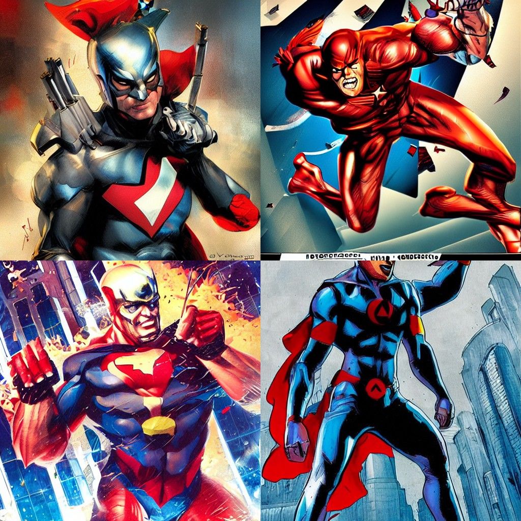 Dynamic Comic Book Art Illustration