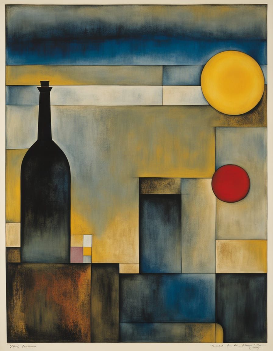 Darkly Festive Royal Figure in Eerie Chaos, in Dark Dada Art...