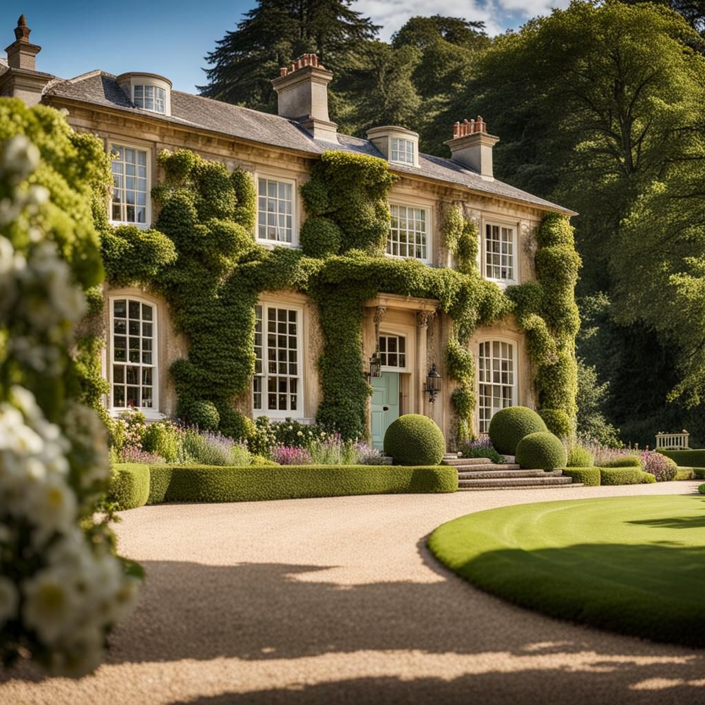 Elegant Estate: Bridgerton Home, Bright and Airy