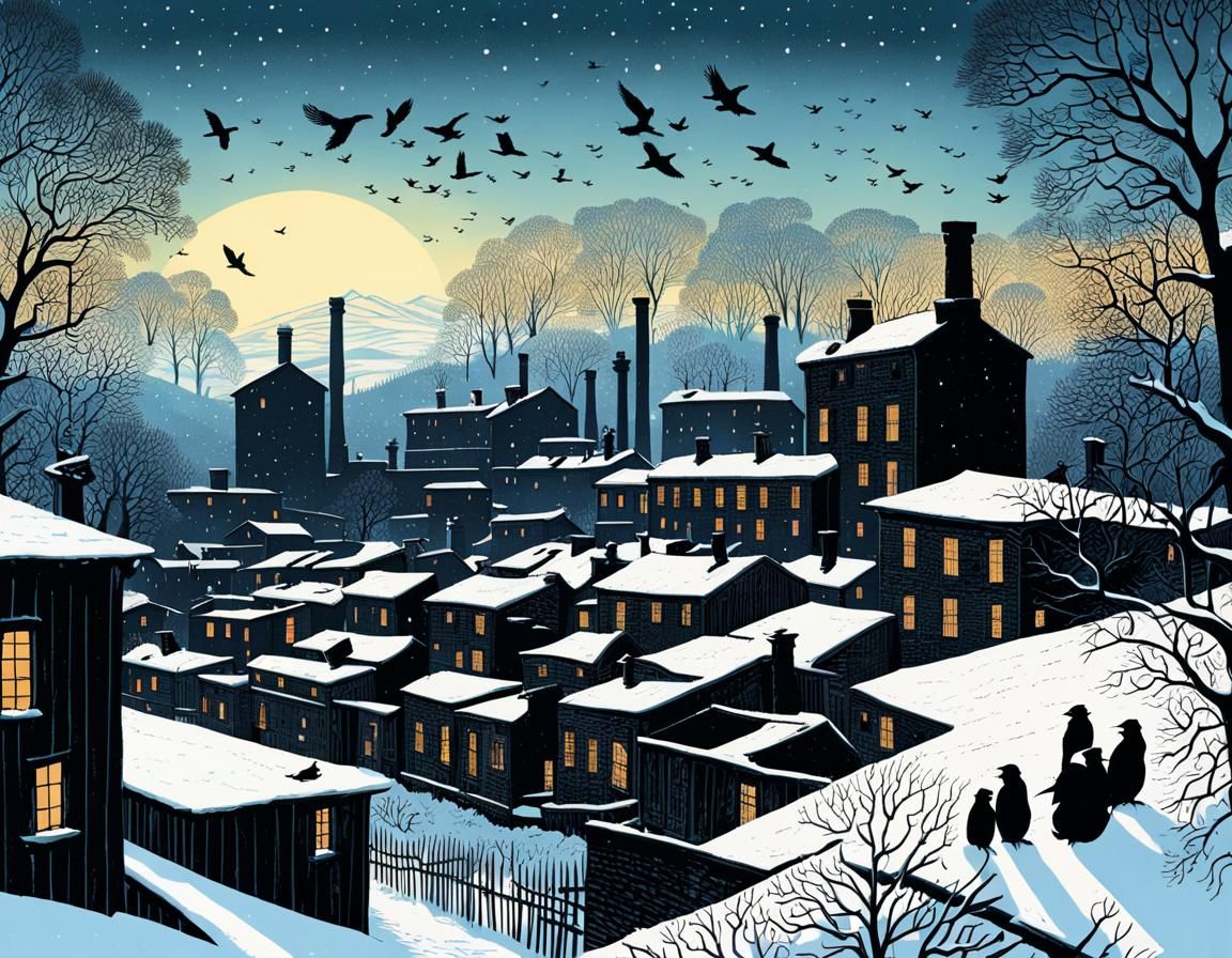 Winter Reclamation in Industrial Ruins with Jackdaws