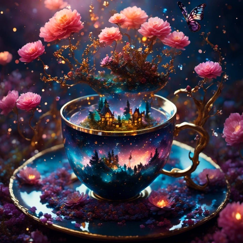 Fairytale Worlds in a Teacup: Fantasy Concept Art