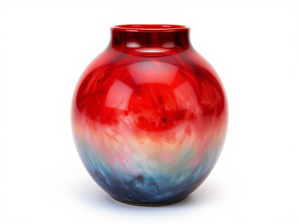 Cosmic Vessel in Auburn Hues