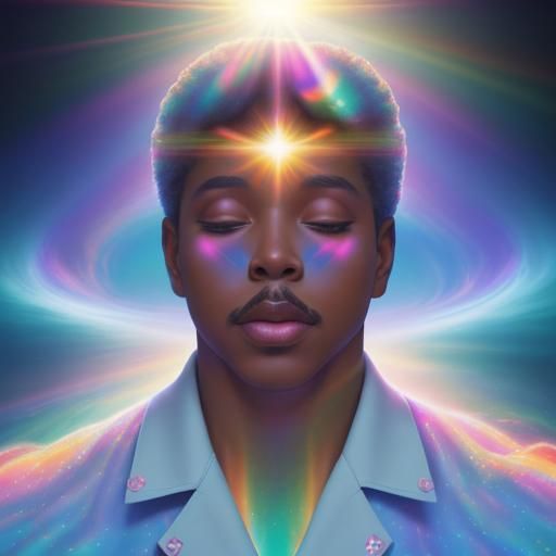 Psychedelic Marlon Jackson: Optical Illusion Vision of Love