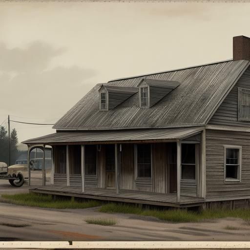 Tanktown Dive: Nostalgic Americana Tavern in Sepia Tones