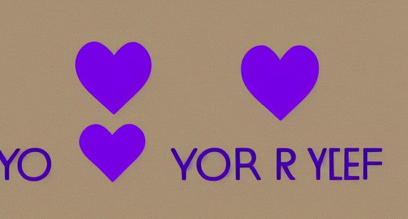 Surreal Purple Heart Dissolving