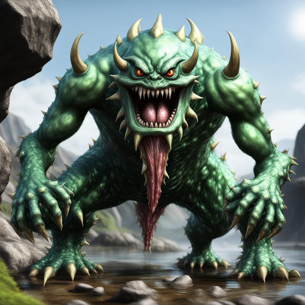 Realistic Metal Slime from Dragon Warrior