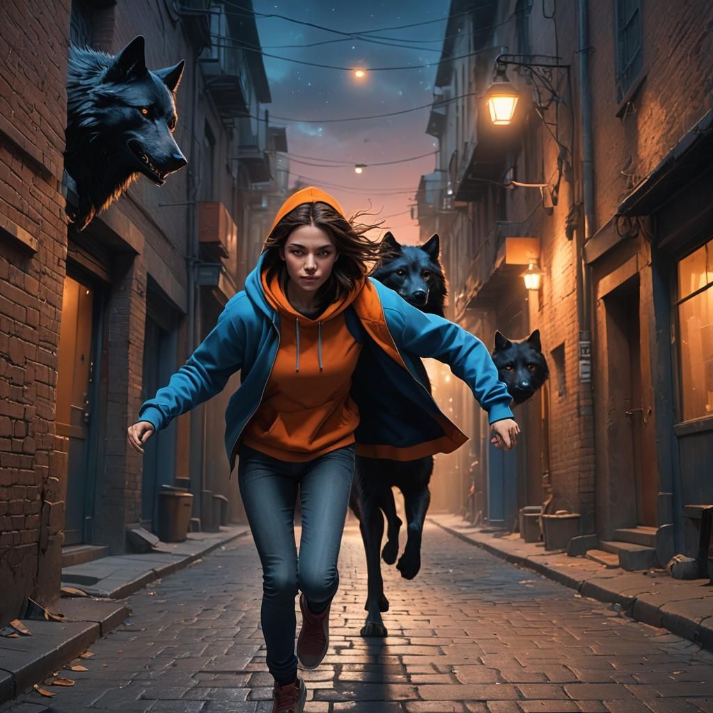 Teenager's Escape: Lo-Fi Sci-Fi Digital Painting