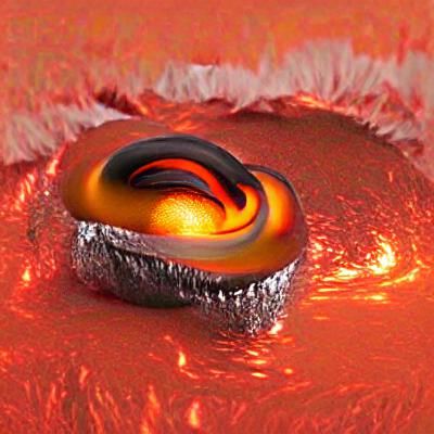 Abstract Molten Texture: Flowing Heat