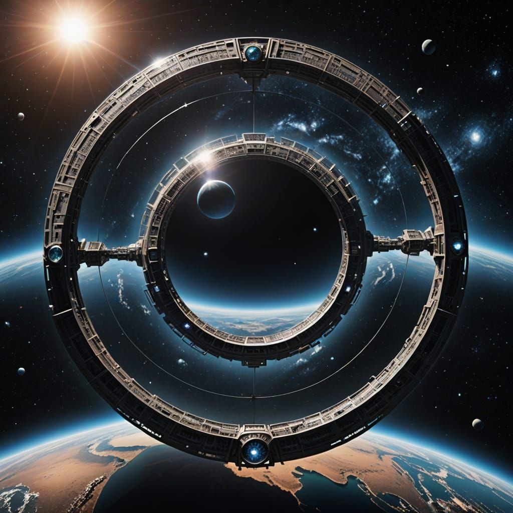 Cosmic Ring of Alien Galaxy