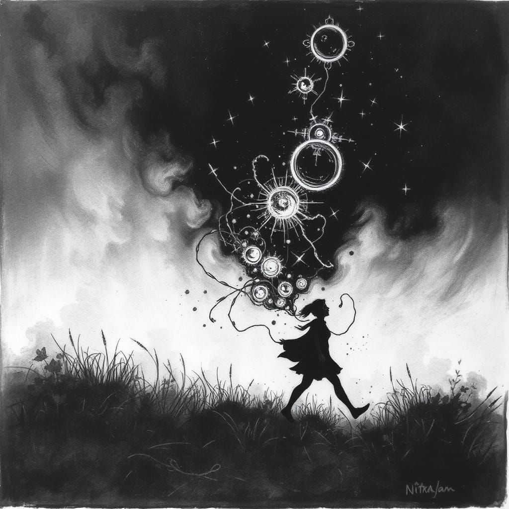 Charcoal Portraits of Ephemeral Memories