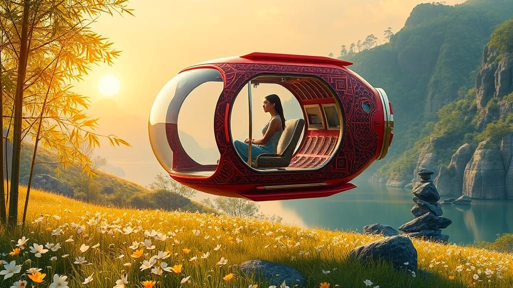 Floating Meditation Pod #1
