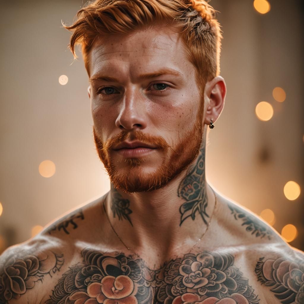 ginger man portrait