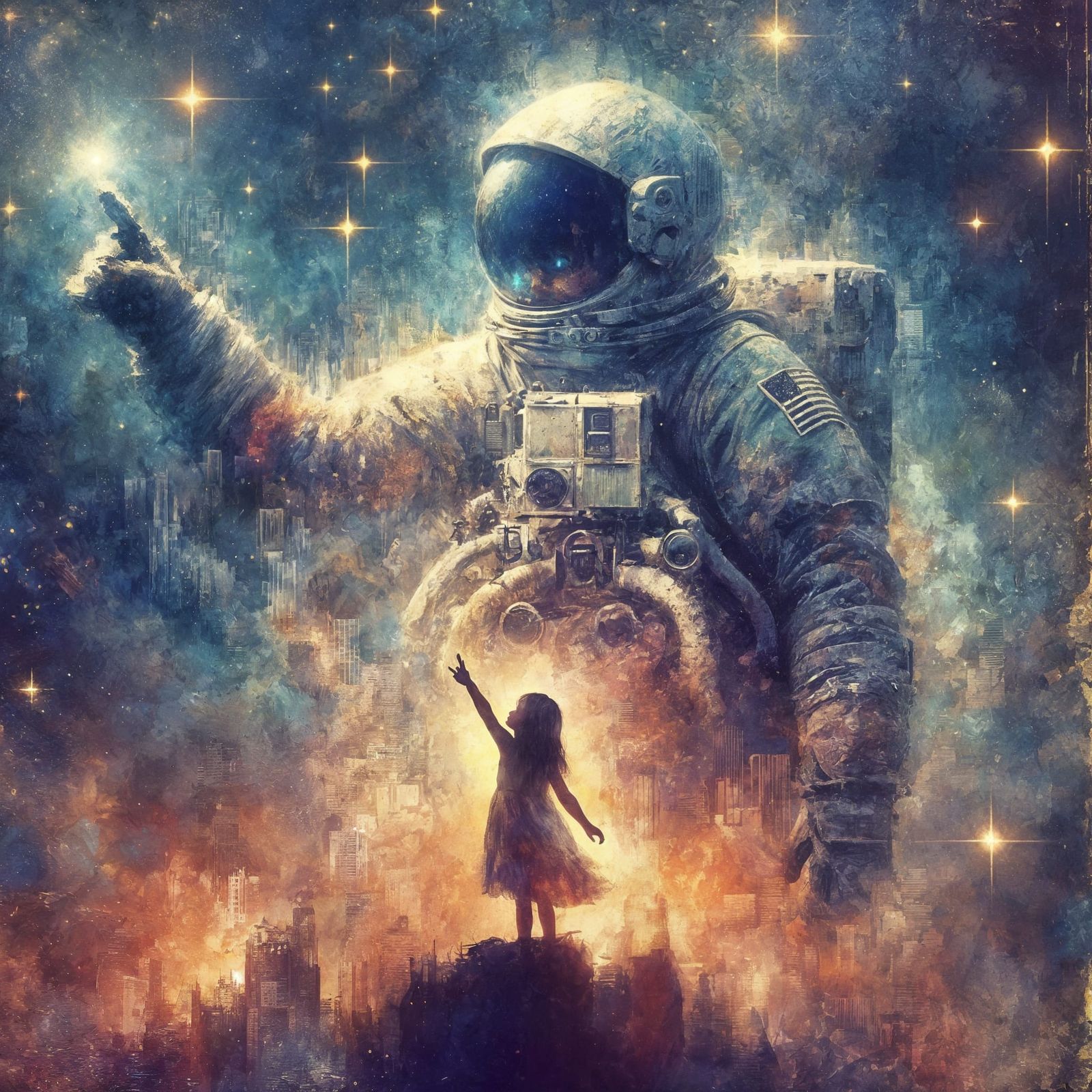 Somewhere beyond the lights, what has passed awaits you...