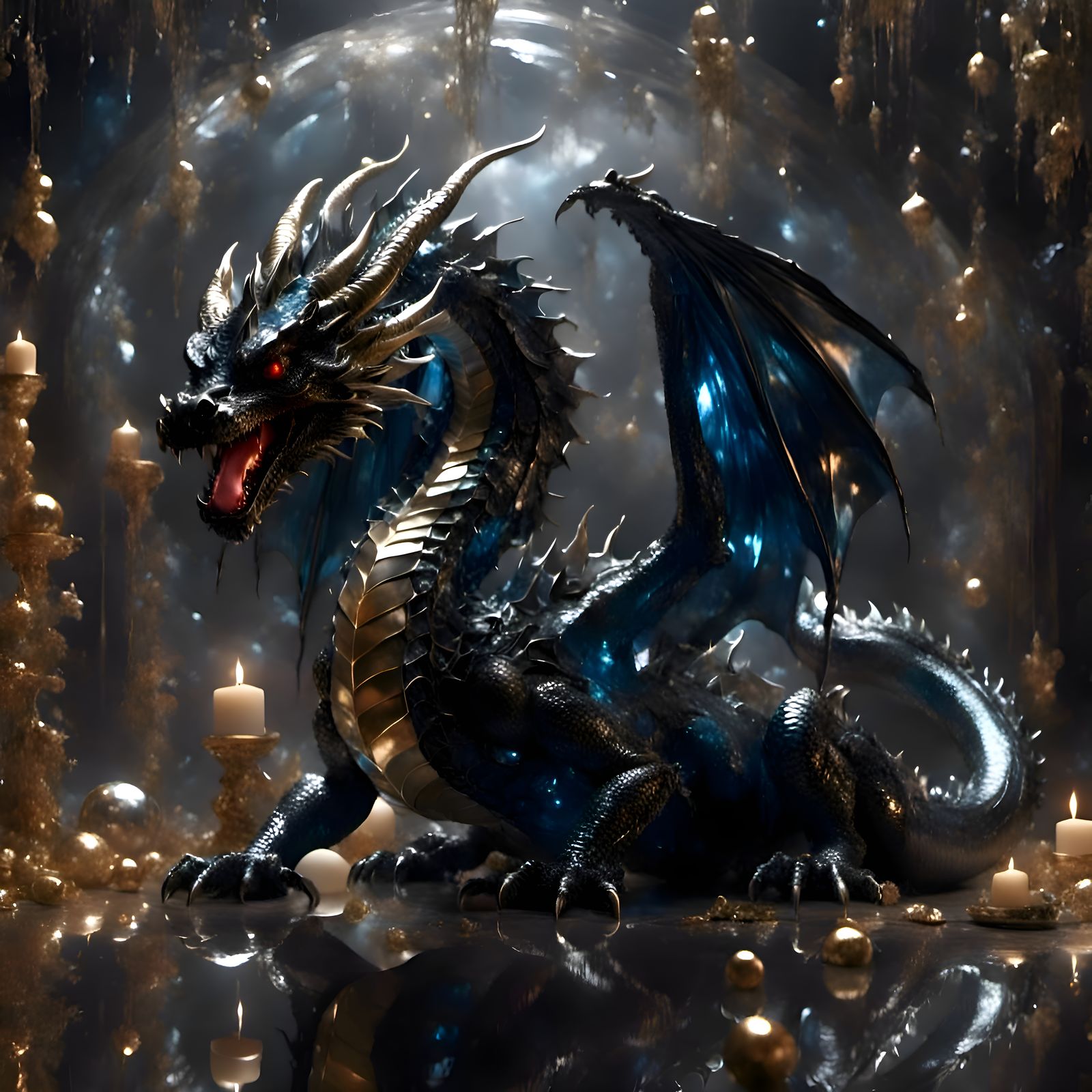 Metal and Jewels Dragon