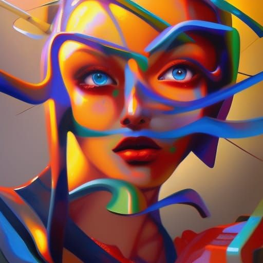 Dark Fantasy Chickpea Stew, Digital Art