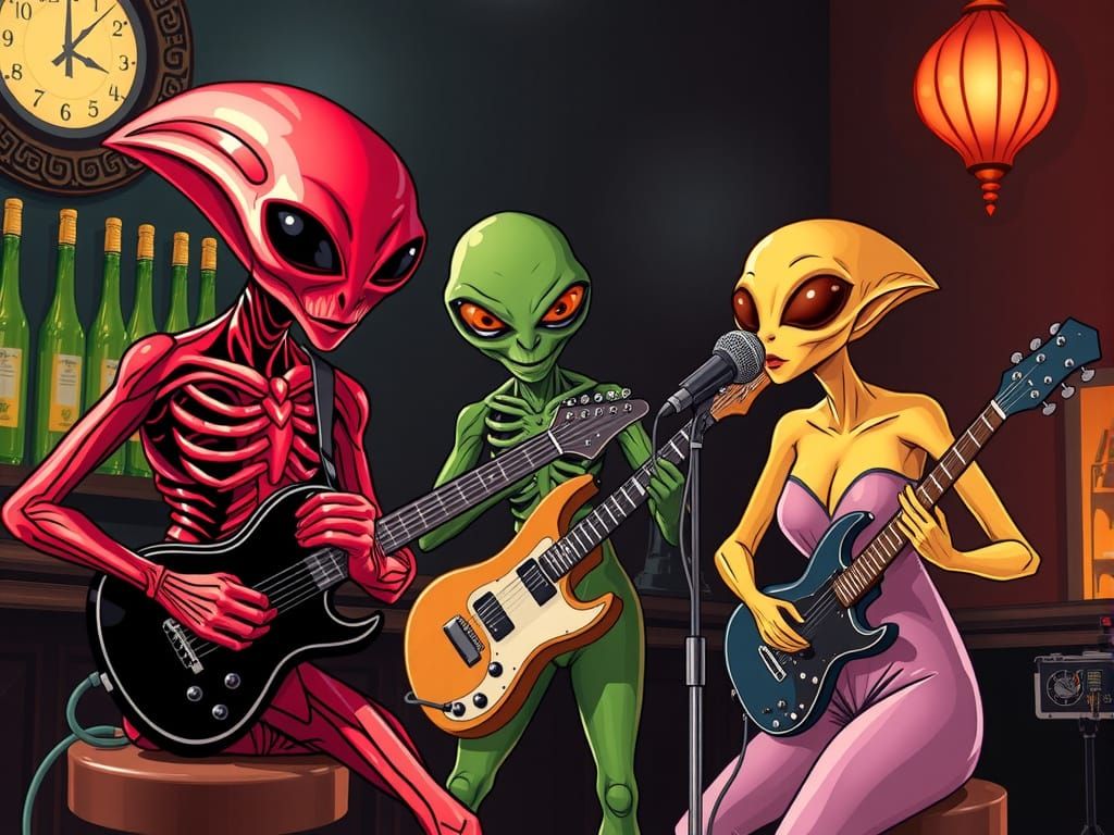 Alien's band !