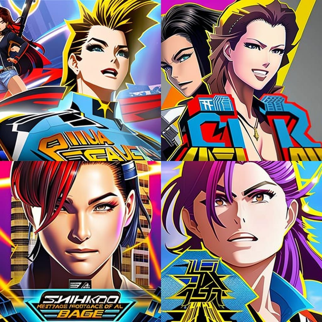 Anime Portrait of Heather Langenkamp in Streets of Rage Styl...