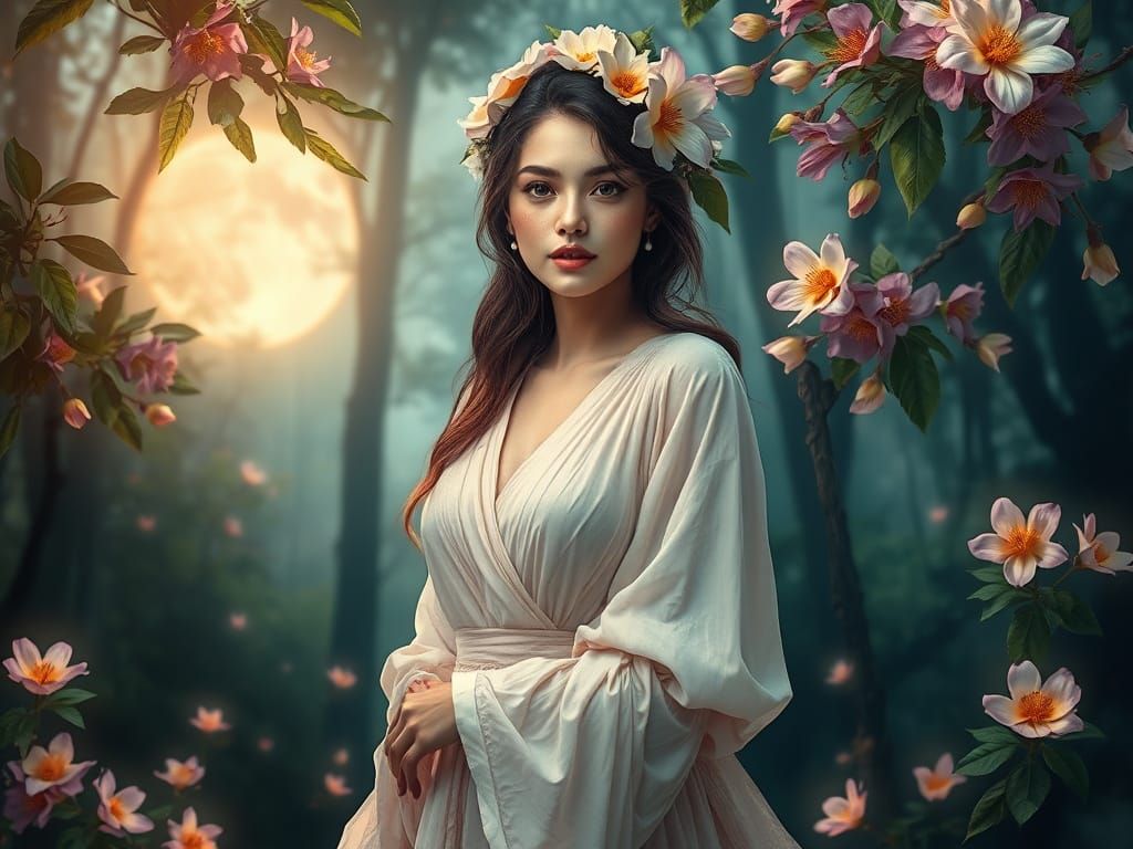 Enchanted Forest: A Dreamlike Digital Painting