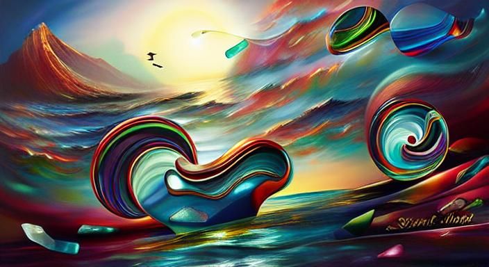 Close-Up of Sea Glass