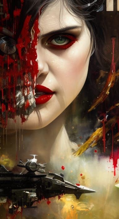 Alexandra Daddario as Vampirella: Fine Art Portrait