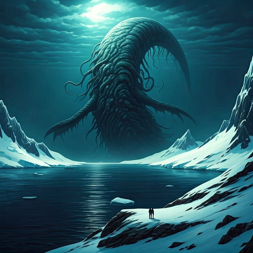 Eldritch Sea Creature Emerges from Antarctic Depths