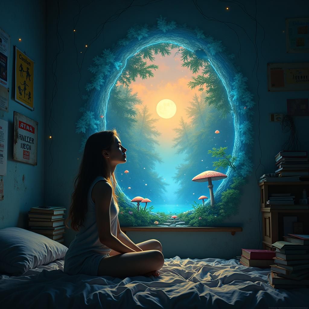 Portal to Mythical Forest Concept Art