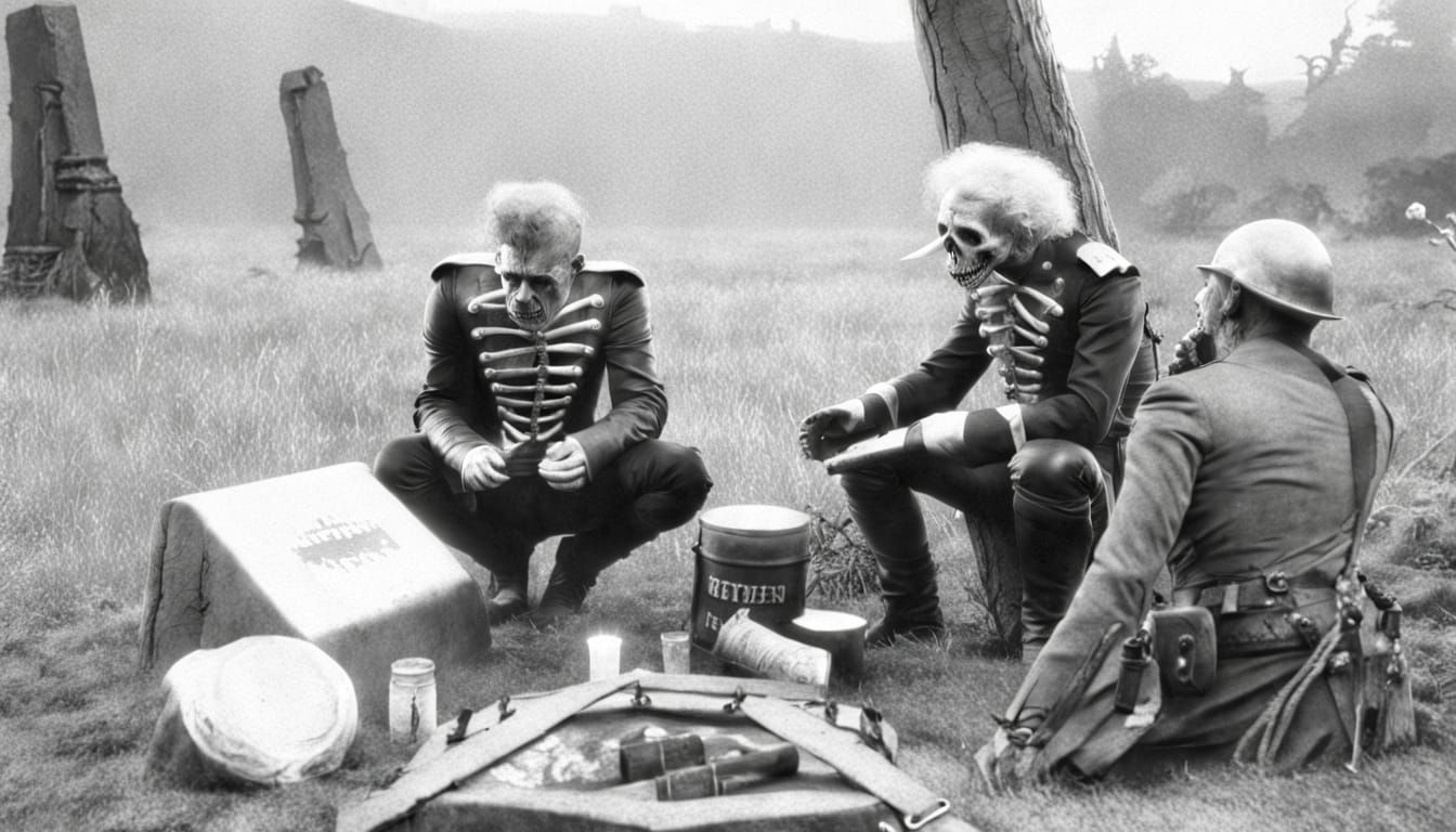 Nightmarish Creature Emerges from Dark Forest