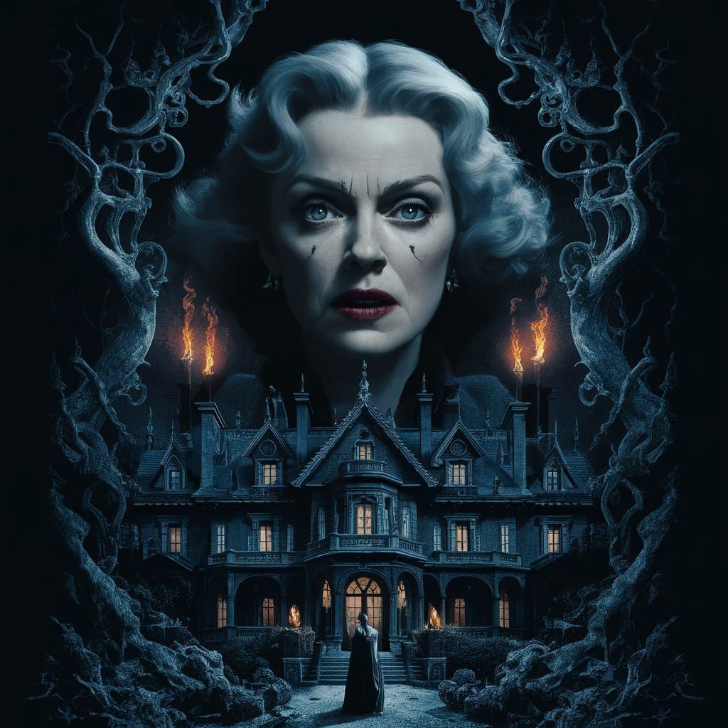 Elizabeth Taylor in House of Darkness Movie Poster