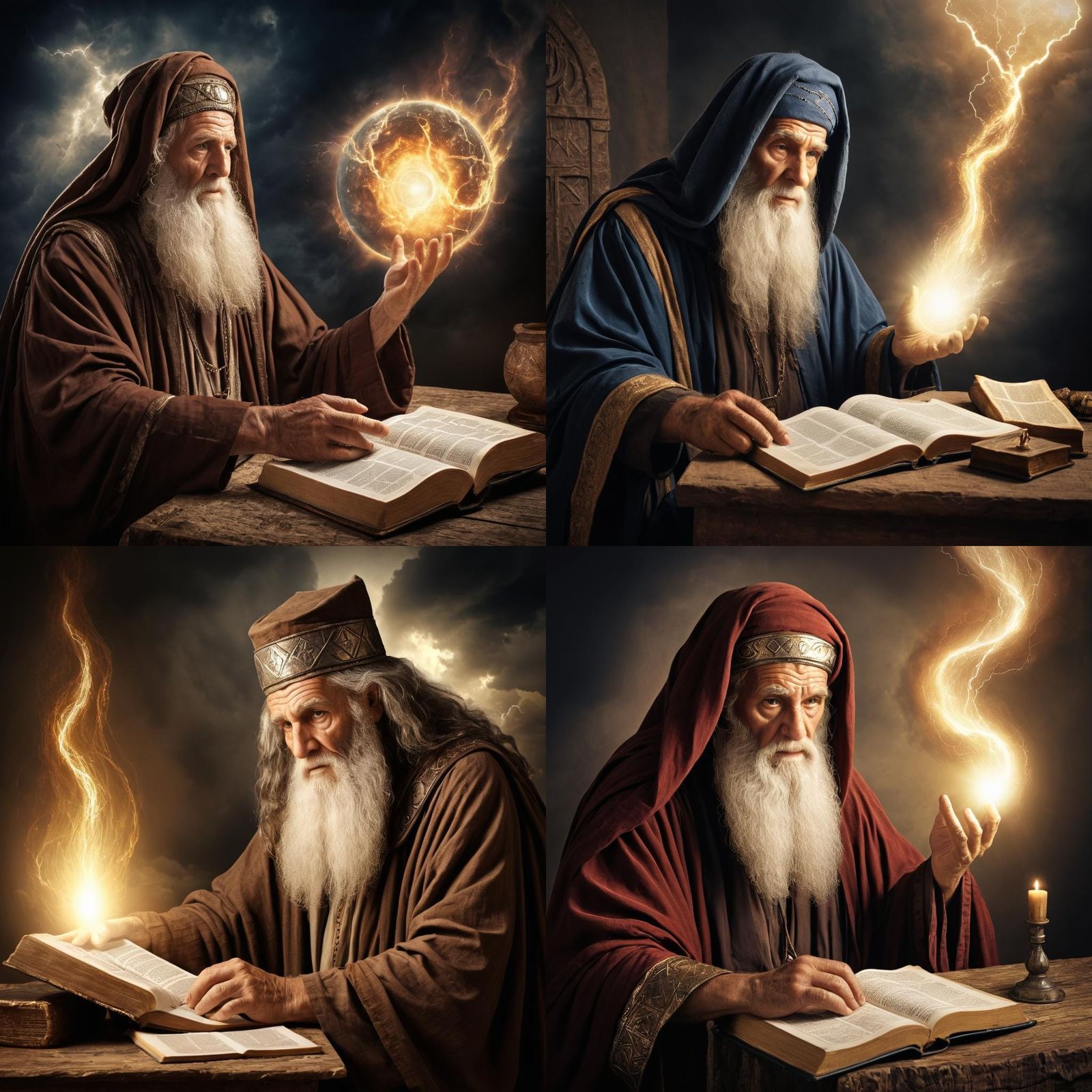 Biblical Sorcerer Predicting the Future