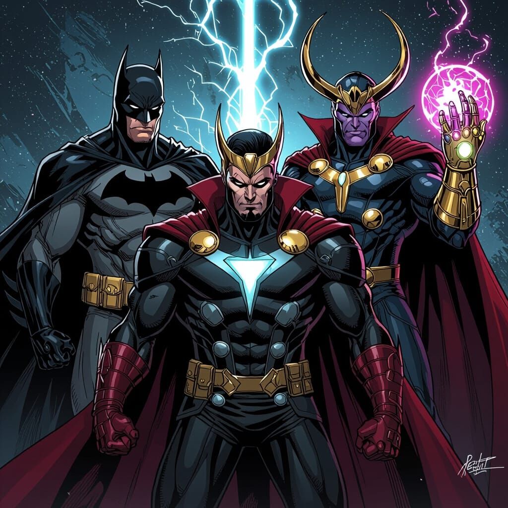 Superhero Fusion: Batman, Iron Man, and More